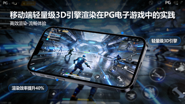 移动端轻量级3D引擎渲染在PG电子游戏中的实践效果图